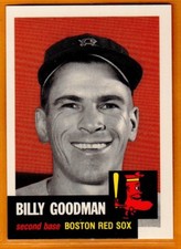 Billy Goodman-Boston Red Sox/1953 Topps Archive Reprint Card(1991)