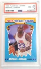 Michael Jordan PSA 8 NM-MT 1990 Fleer All-Star #5 card Chicago Bulls HO