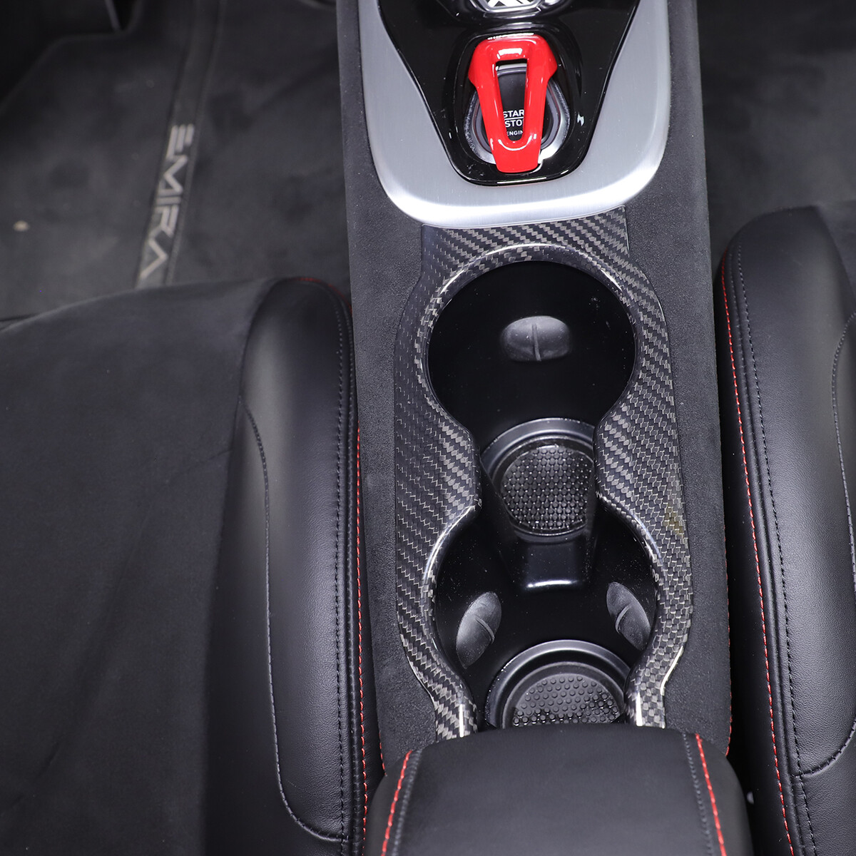 Real Carbon Fiber Center Gear Panel Trim Cover Kit For Lotus EMIRA AT 2021-25 US