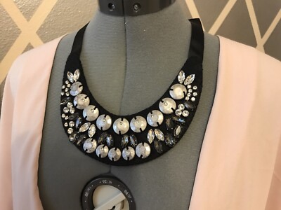 Vera Wang crystal statement necklace