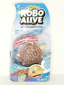 ZURU Robo Alive Water Activated RED WOOD TURTLE Real-Life Robotic Pets! *NEW* B1 | eBay