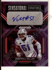 ventrell miller rookie rc draft auto autograph florida gators uf college 2022