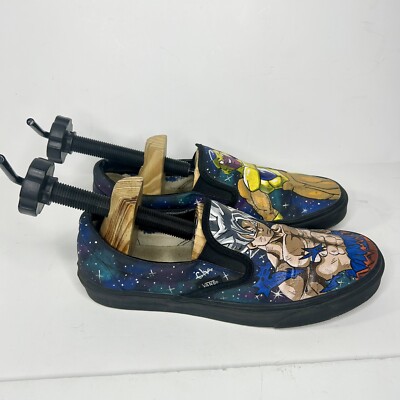 Vans Classic Slip-On Custom Painted Dragonball Z Theme Size  display picture 1