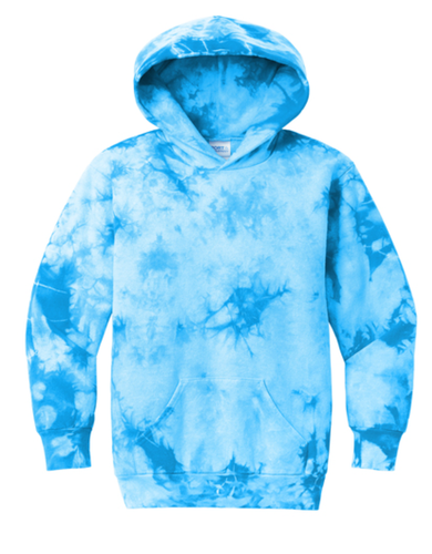 Youth Tie Dye Hoodie Sweatshirt Tied Dyed Kids Boys Girls Beach Summer Fun - Picture 9 of 9