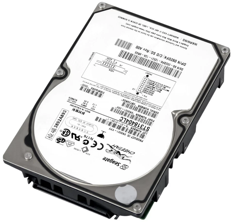 Hard Drive Dell 092DFK ST318404LC 18GB 10000U/Min SCSI U160 3.5 " - Image 2 of 3