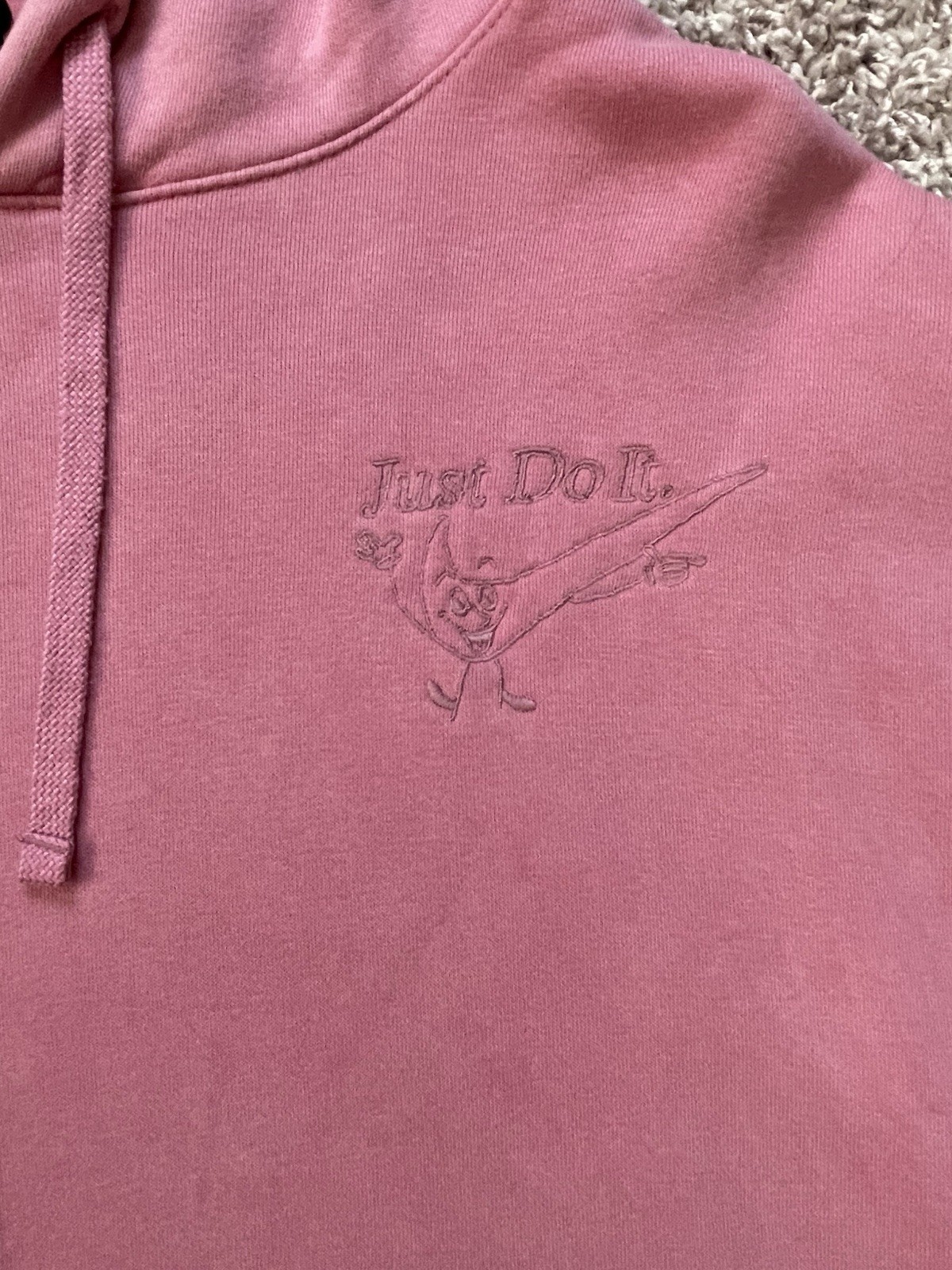 Nike Salmon Colored Authentically Distorted Hoodi… - image 3