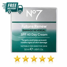 No7 Future Renew Damage Reversal SPF 40 Day Cream - 50ml 100% ORIGINAL  UK