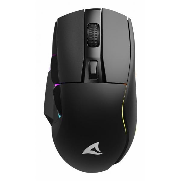 SHARKOON MOUSE SKILLER SGM50 NERO CABLATO E WIRELESS, 6400 DPI - Immagine 5