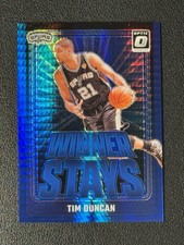 2024-25 Panini-Donruss Optic Tim Duncan Winner Stays Blue Hyper /175