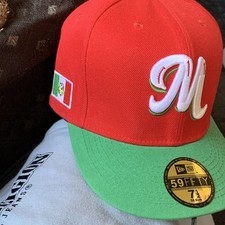 New Era 59FIFTY Mexico Fitted Baseball Cap Ha...