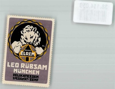 38114050 - 8000 Munich Brand Elrem Leo Ruebsam Mustard Vignette