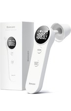 Boncare 2-in-1 Ear  Forehead Infrared Digital Thermometer, White