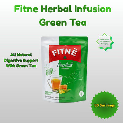 FITNE HERBAL GREEN Tea Flavor - 30 Tea Bags - Cleanse