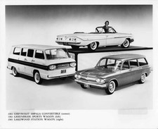 1961 Chevrolet Impala Corvair Greenbrier Lakewood Press Photo Release 0504 1961 Chevrolet Impala Corvair Greenbrier Lakewood Press Photo Release 0504