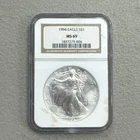 1994 S - Silver Eagle S$1 - NGC MS 69