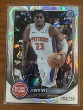 2025-26 Bowman Chrome Basketball Jaden Ivey /399 pistons 