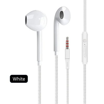 Ohrhörer Kabelgebunden Headphones In Ear High Definition Deep Bass 3,5 mm AUX Klinke Schwarz