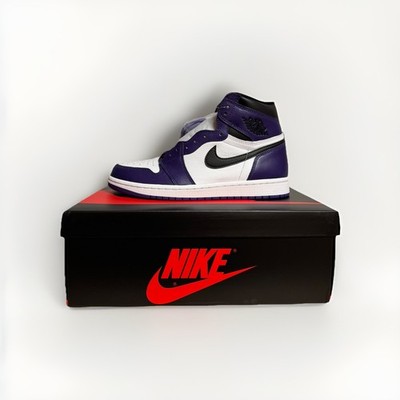 Nike Air Jordan 1 Retro High OG Court Purple 555088-500 EUR 41 US8 Neu & OVP 
