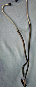 Vintage Working Bell Switch Stethoscope Chrome Plated Medics Inst Corp Bklyn NY