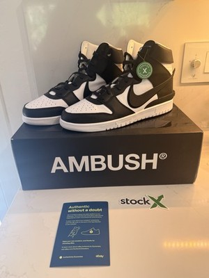 Size 14 - AMBUSH x Nike Dunk High Black
