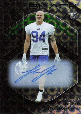 2025 Panini Black #126 Landon Jackson Emerald #/15