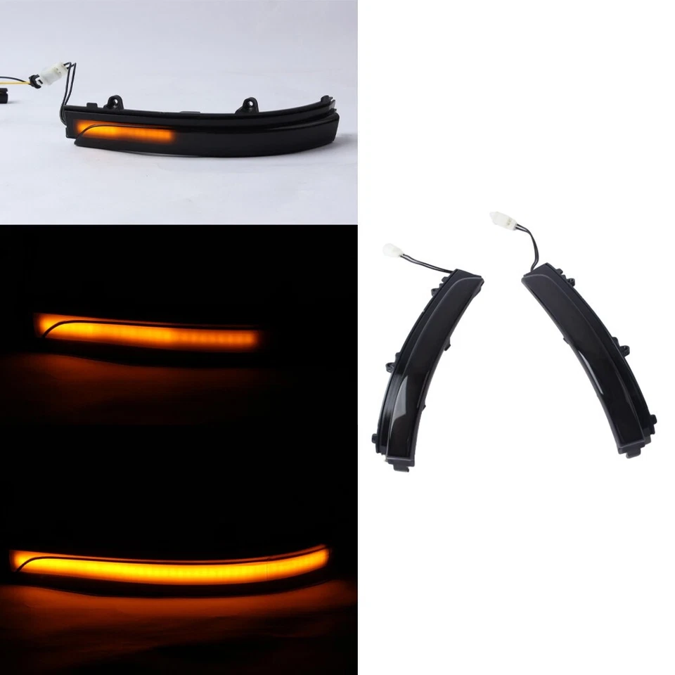 LED Rearview Mirror Turn Signal Lights For VW Passat B7 Vento Saveiro SpaceFox — 第 3/4 张图片