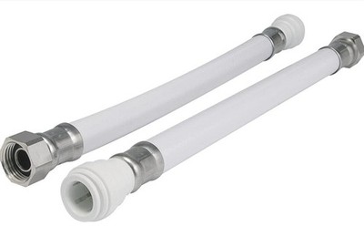 JG Speedfit Flexible Hahnverbinder 300 mm weiß PVC - 22 mm x 3/4'' (2er Pack)