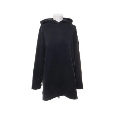 Aligne, Kapuzenkleid, Größe: M, Schwarz, Baumwolle, Einfarbig, Sweat, Damen #3Xb