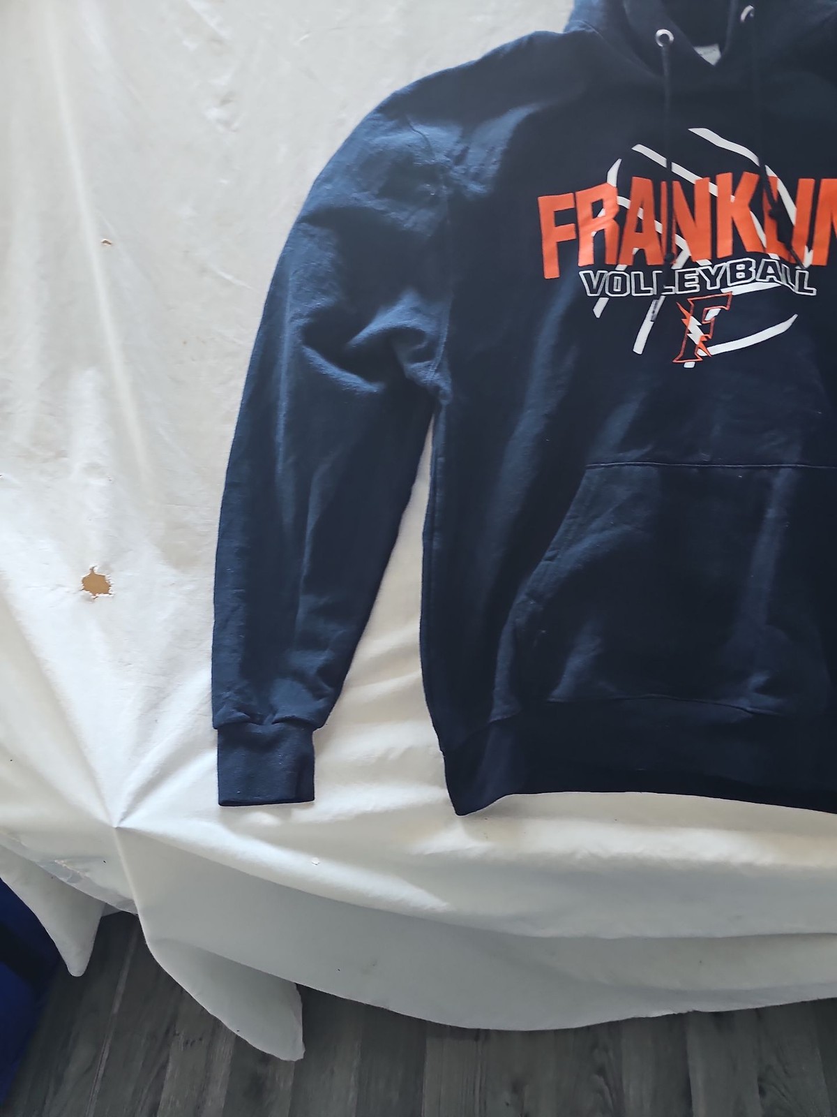 Champion Eco Franklin Volleyball Navy Blue Pullover Hoodie 241 image 2