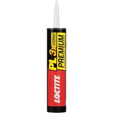 Loctite PL Premium Polyurethane Construction Adhesive, 1 Pack, Tan or White