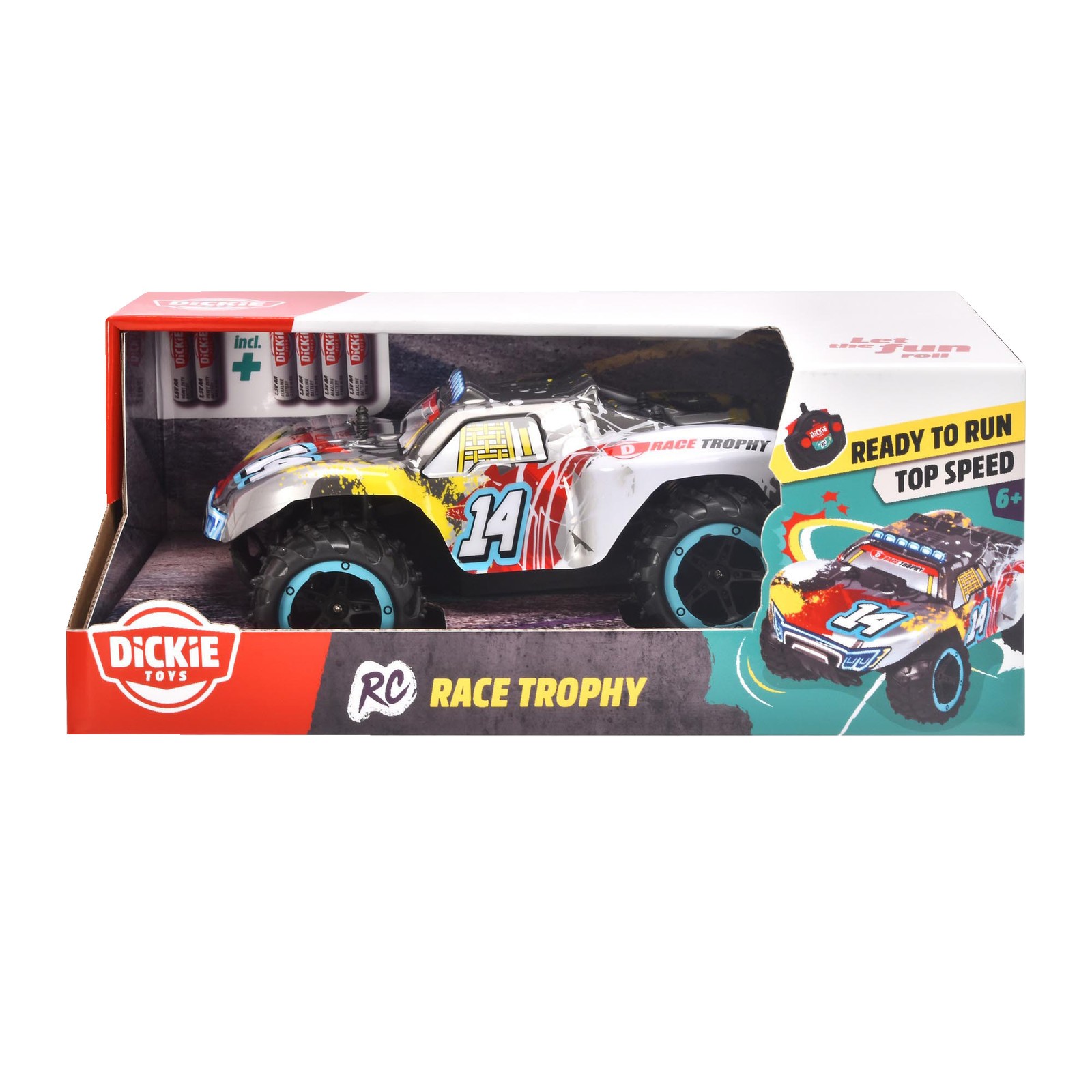 Гоночный трофей DICKIE-TOYS RC RTR Spielzeugauto Mehrfarbig 4790₽
