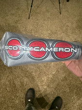 Scotty Cameron Circle T Putter Headcover Gray Black Red White