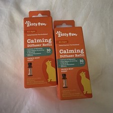 Zesty Paws Calming Diffuser 2 PACK REFFILL ONLY, ORCHID MIST 30 DAYS EXP 07/28