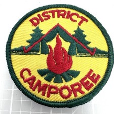 Vintage 70s Boy Scouts Of America BSA Outdoor Recreation Fire Camping Patch