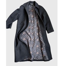 Vintage Donnybrook Wool Coat Charcoal Gray Women's Size 12