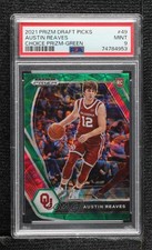 2021 Panini Prizm Draft Picks Choice Green 8/8 Austin Reaves #49 PSA 9 MINT 0dz3