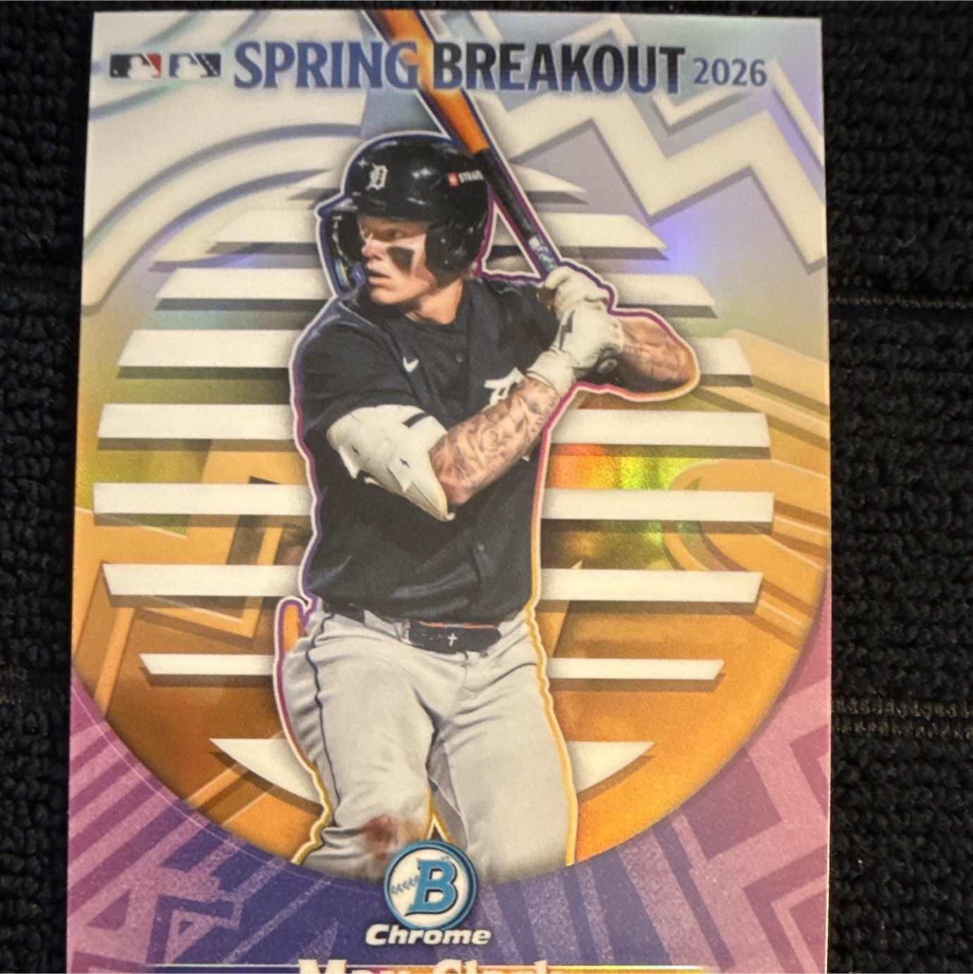 Topps 2026 Spring Breakout Insert Max Clark SB-5 Detroit Tigers MLB
