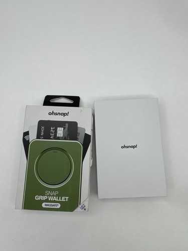 OhSnap - Snap Grip MagSafe RFID Kartenetui bis zu 8 Karten Krokodilgrün - Bild 1 von 11