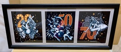 Rockin' Jelly Bean Silkscreen 20 50 70 Poster Dedicated Frame