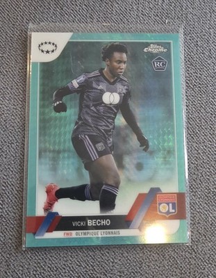 UEFA Topps 2023 Vicki Becho #98 Aqua Prism Rookie