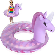 Zuimei Inflatable Pool Floats Swimming Rings for Kids 5-9 | Durable PVC Pool Tub