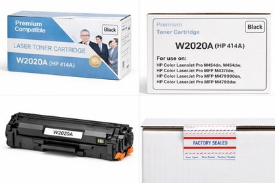 Premium Toner Cartridge W2020A, HP Color Laser Jet Pro M455 Or Pro M454 BLACK