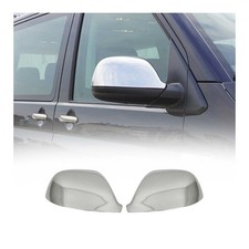 Spiegelkappen Spiegelabdeckung für VW Caravelle T5 2010-2015 Edelstahl Silber