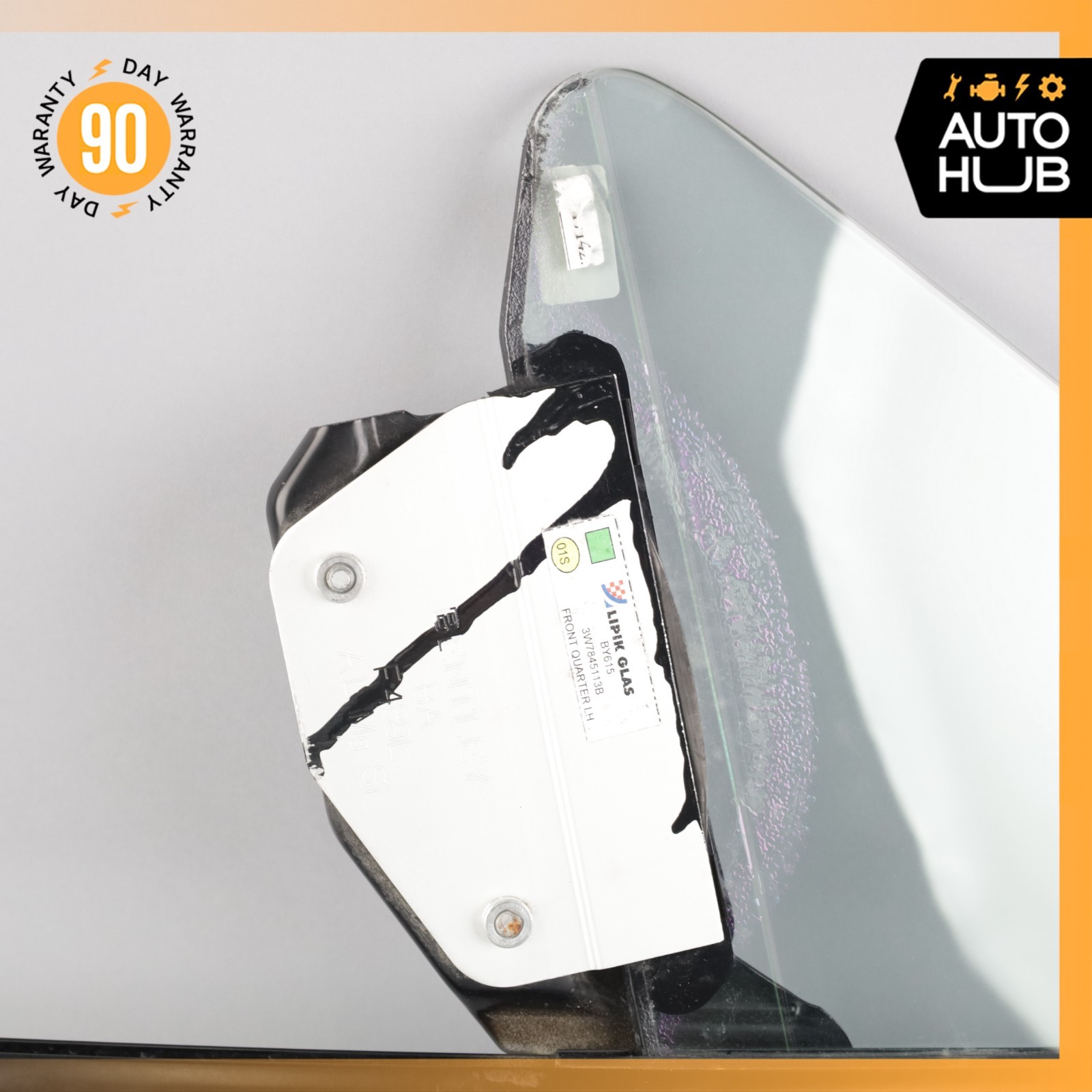 07-18 Bentley Continental GTC Front Left Side Door Vent Window Glass OEM