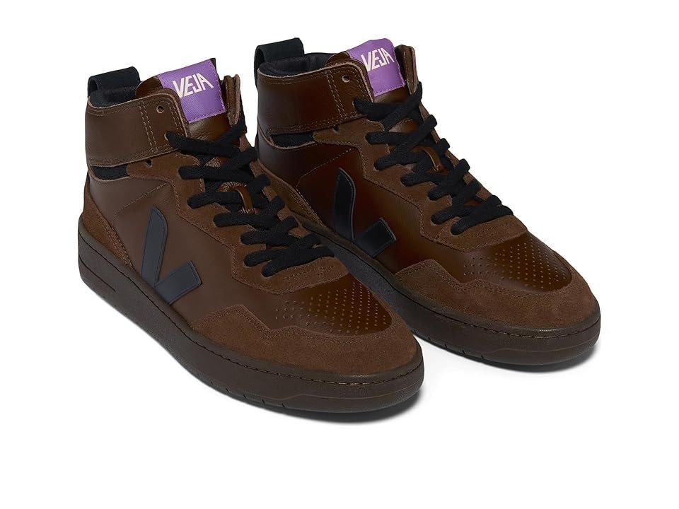 Men's 40/7us Brown Perforated Round Toe Lace Up