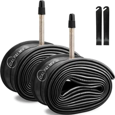 (2-Pack) 700C Bike Tubes, 700 X 35/43C Road Bike Inner Tubes Schrader Valve and 