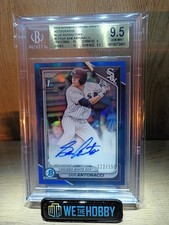 2024 Bowman Draft Chrome Sam Antonacci, Blue Auto /150, GEM MINT 🔥📈🔥