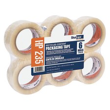 Shurtape Packaging Tape,100m L x 48mm W,Clear,PK6 188923 Shurtape 188923 48mm x
