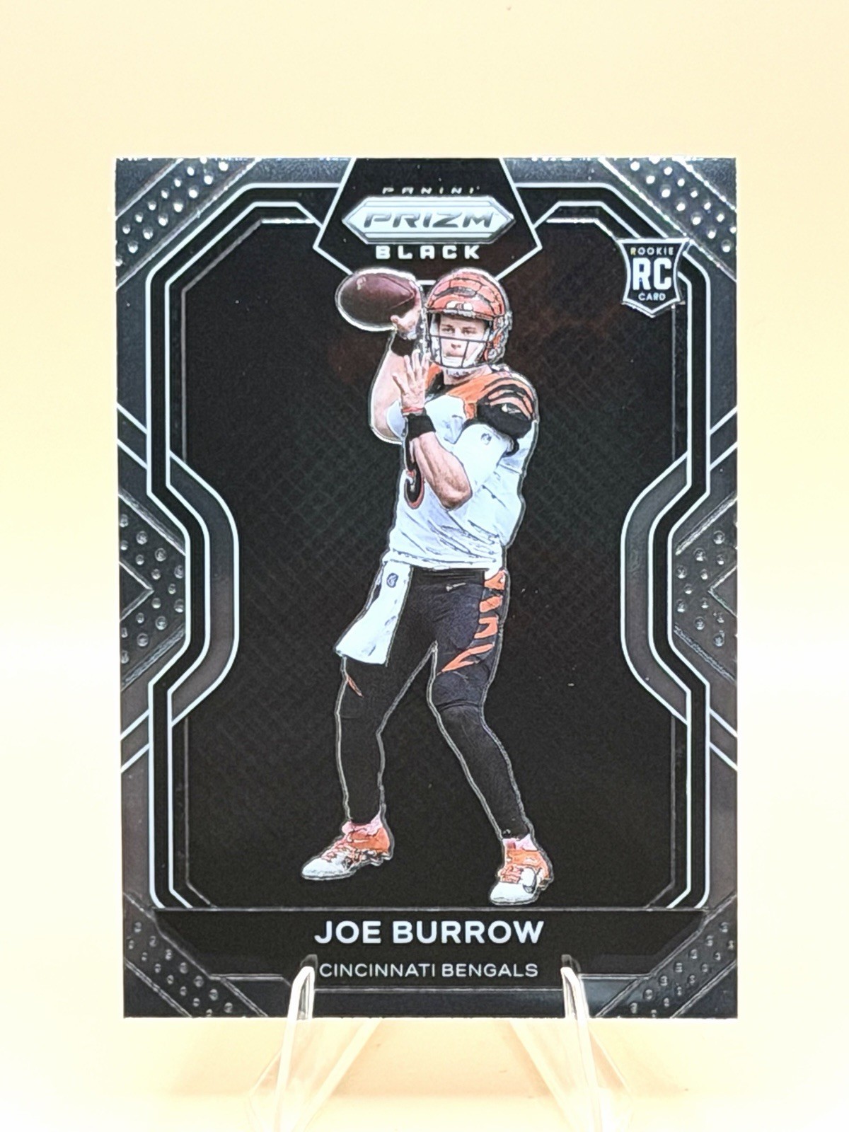 2020 Joe Burrow Panini Chronicles Prizm Black #PB-1 Rookie Card RC BENGALS