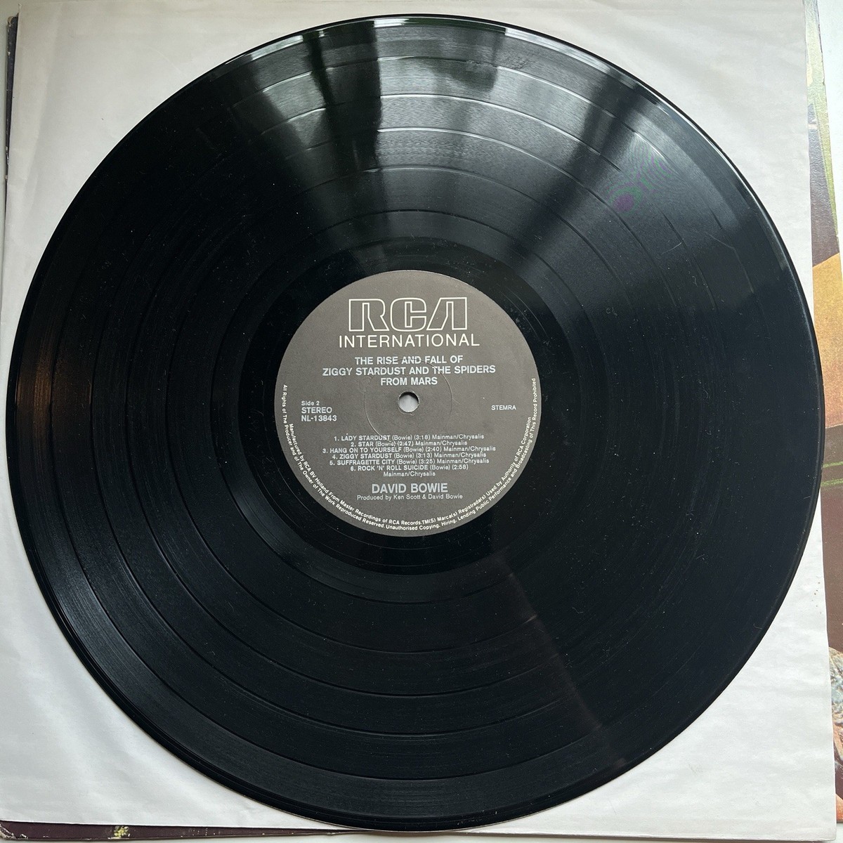 David Bowie Ziggy Stardust レコード Rise And Fall Of Ziggy Stardust And The Spiders From Mars